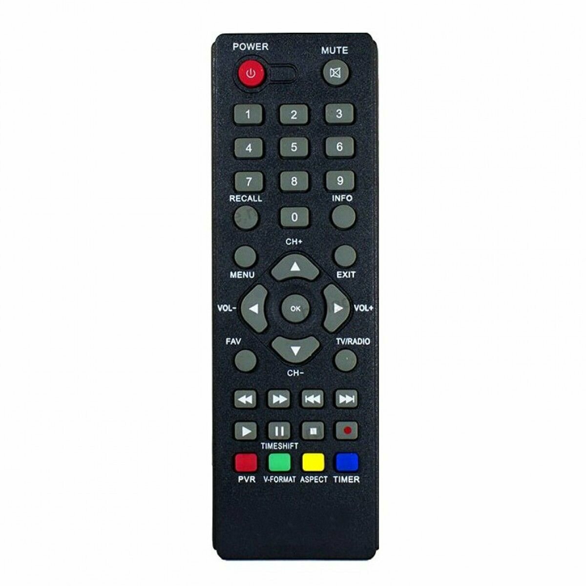 Пульт для D-color DC1002HD mini (Jinga 2701 Electronics 8901 Lumax 110111101115 Dexp AB-115)