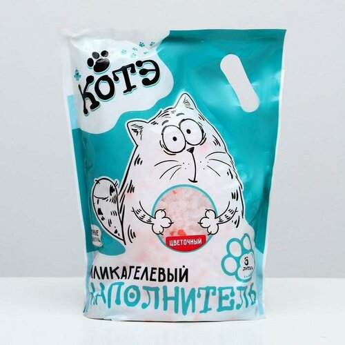 Наполнитель силикагелевый 3 л цветочный аромат 970₽