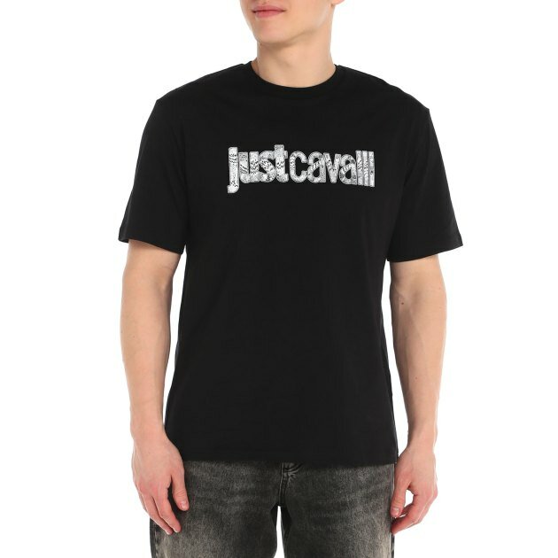 Футболка Just Cavalli, размер L, черный