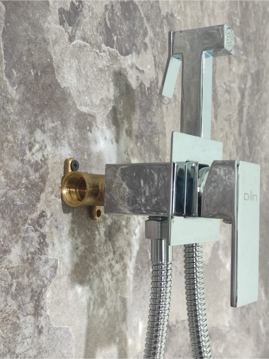 Смеситель встраиваемый для биде с душ лейкой — фото 1