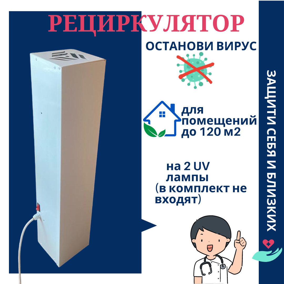 Рециркулятор МДМЕД 2Х30