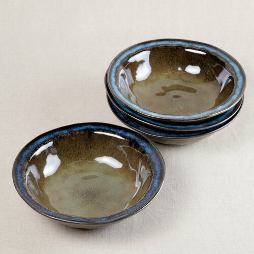 Набор тарелок глубоких, суповых, обеденных, 19 см. 600 мл. 4 шт.