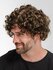 Парик мужской черный, кудрявый