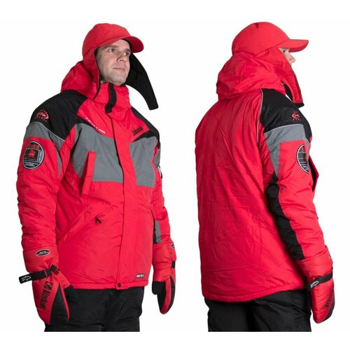 Куртка мужская зимняя Alaskan Dakota для рыбалки красная р. L (50-52 / 176-184)