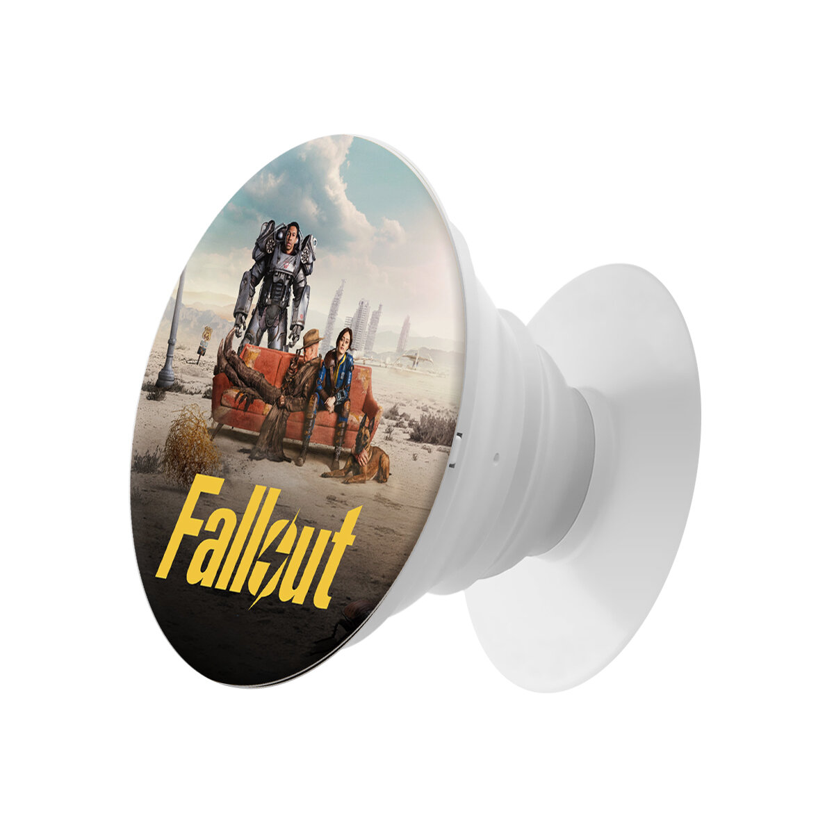 Пластмассовый держатель Krutoff для телефона Попсокет Фоллаут (Fallout) - Постер