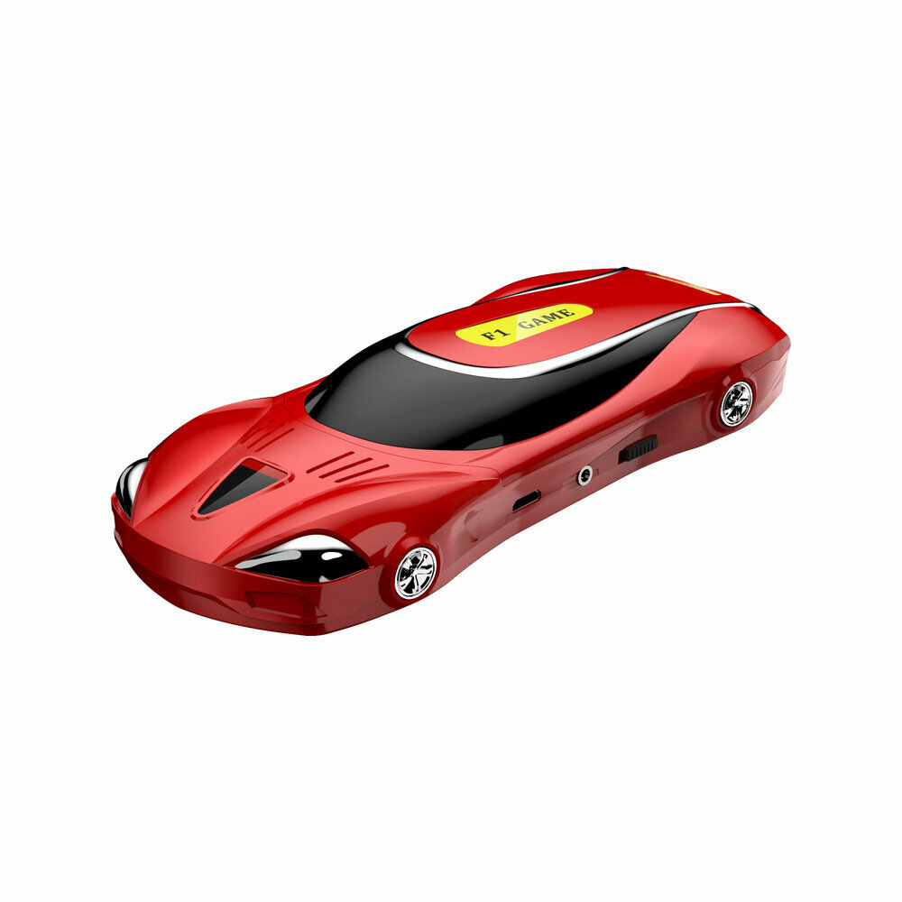 Портативная приставка консоль MyPads детская в стиле Ferrari 620 встроенных игр красная