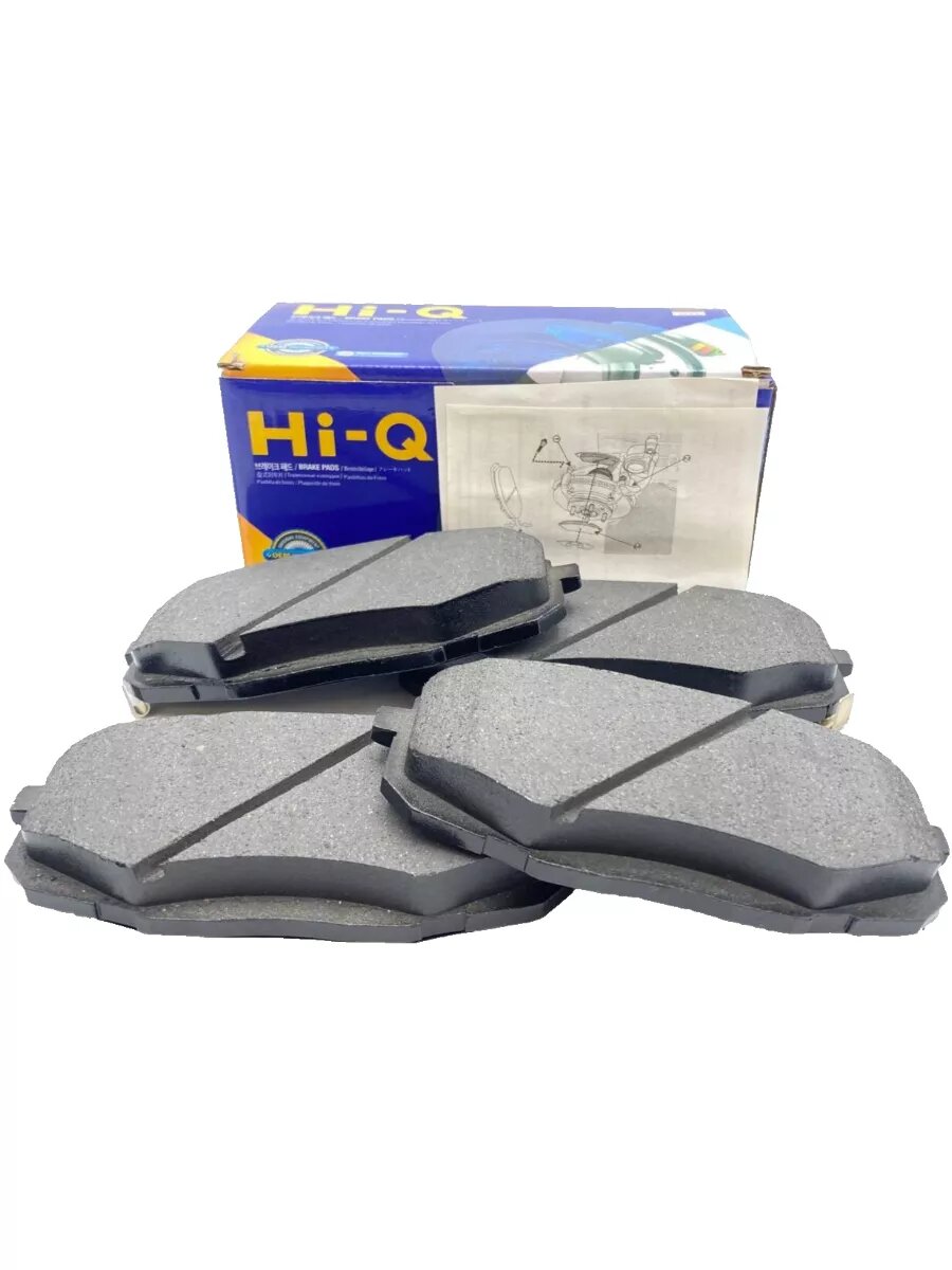 Колодки тормозные Hi-Q от бренда Sangsin Brake Дисковые, передние Артикул производителя SP-4098
