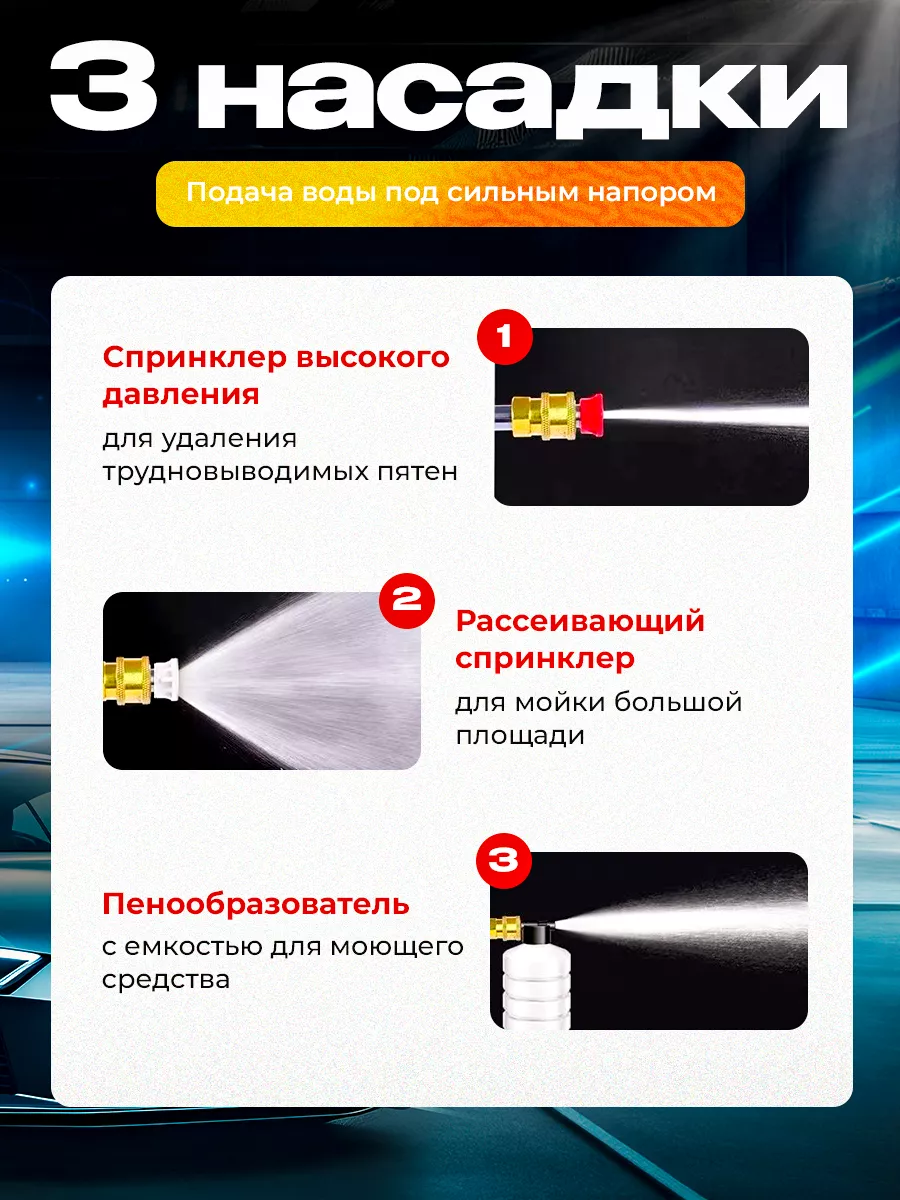 Мойки Высокого Давления Аккумуляторные Аккумуляторная мойка высокого давления - 2 аккумулятора в комплекте