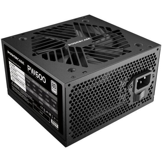 Powercase PW600 80Plus, ATX 2.31, 600W (PS-600W-DC)