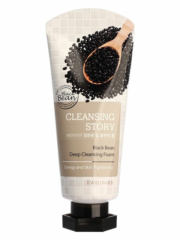 Пенка для умывания WELCOS "Cleansing Story" с экстрактами черных бобов, 120 г
