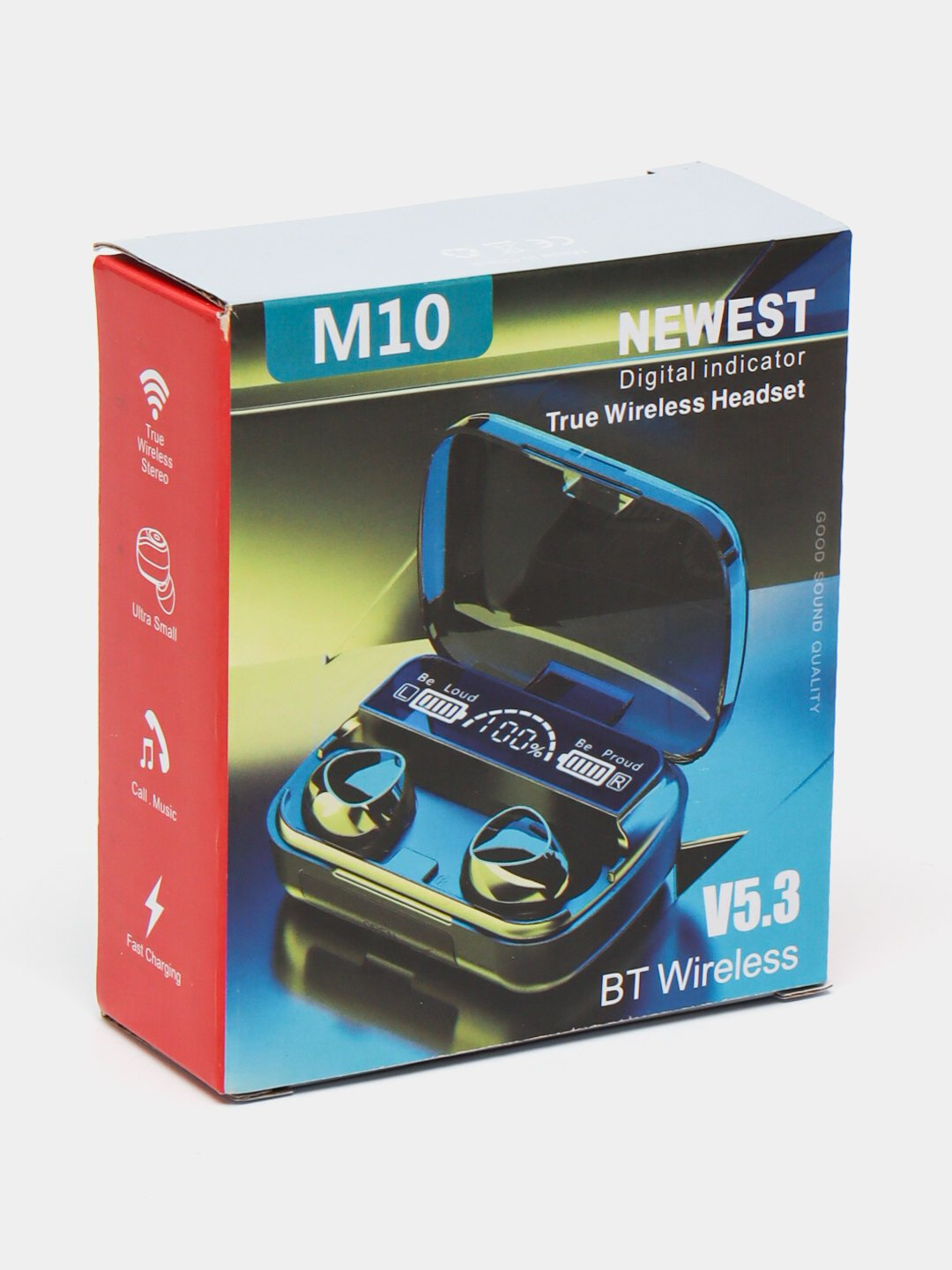 Отличные наушники Беспроводные наушники М10 с Power bank 2000 мА/ч