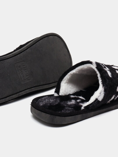 Тапочки, размер 38, black — фото 1