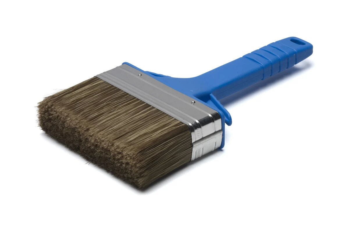 Кисть плоская для наружных работ Anza Go синтетическая щетина 100 мм 312100