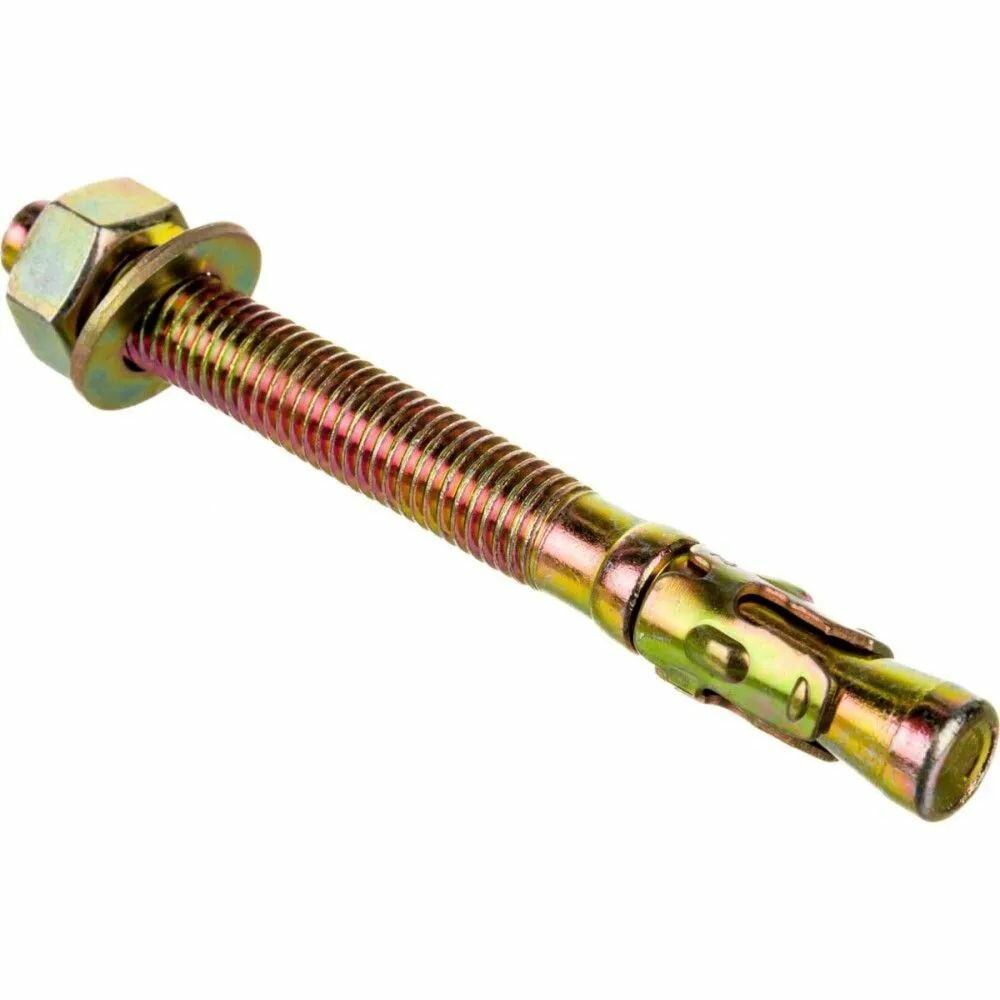 Анкер Шпунтик клиновой сталь оцинкованный 12х150 мм 10штук