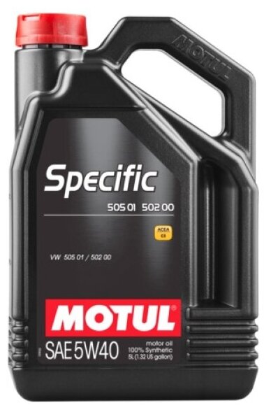 Моторное масло Motul Specific 505.01 5W40 5L