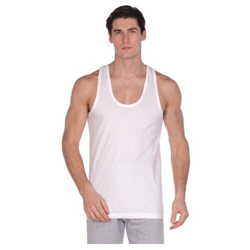 фото Мужская классическая майка из хлопка jolidon