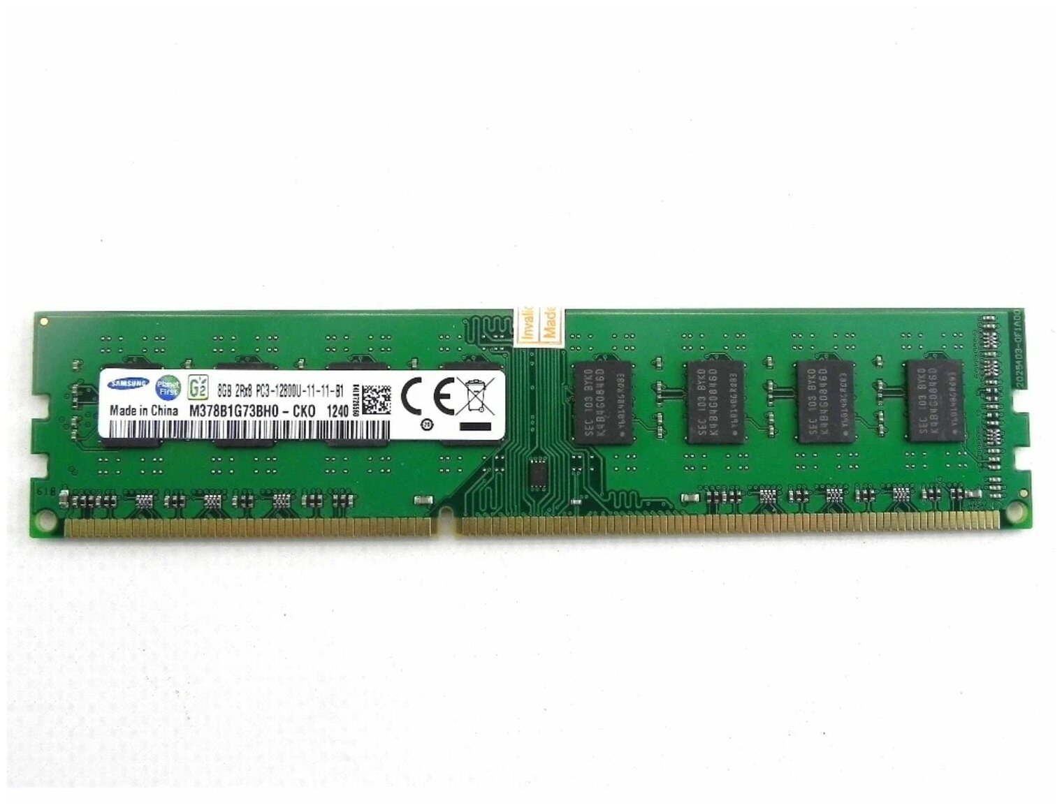 Оперативная память Samsung 8 ГБ DDR3 1600 МГц DIMM CL11 M378B1G73BH0-CK0