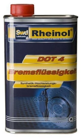 Тормозная Жидкость Bremsflussigkeit Dot-4 SWD Rheinol арт. 30770,100