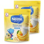 Каша Nestlé молочная овсяная с грушей и бананом (с 6 месяцев) дойпак 220 г (2 шт.) - изображение