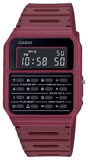 Наручные часы CASIO CA-53WF-4B, красный