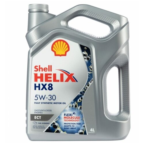 Моторное масло SHELL Helix HX8 Synthetic ECT C3, 5w30, 4 л 550045056
