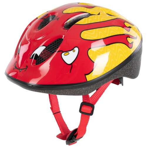 Шлем защитный OXFORD, Little Devil, 50, красный/желтый велошлем oxford little devil см 50 56