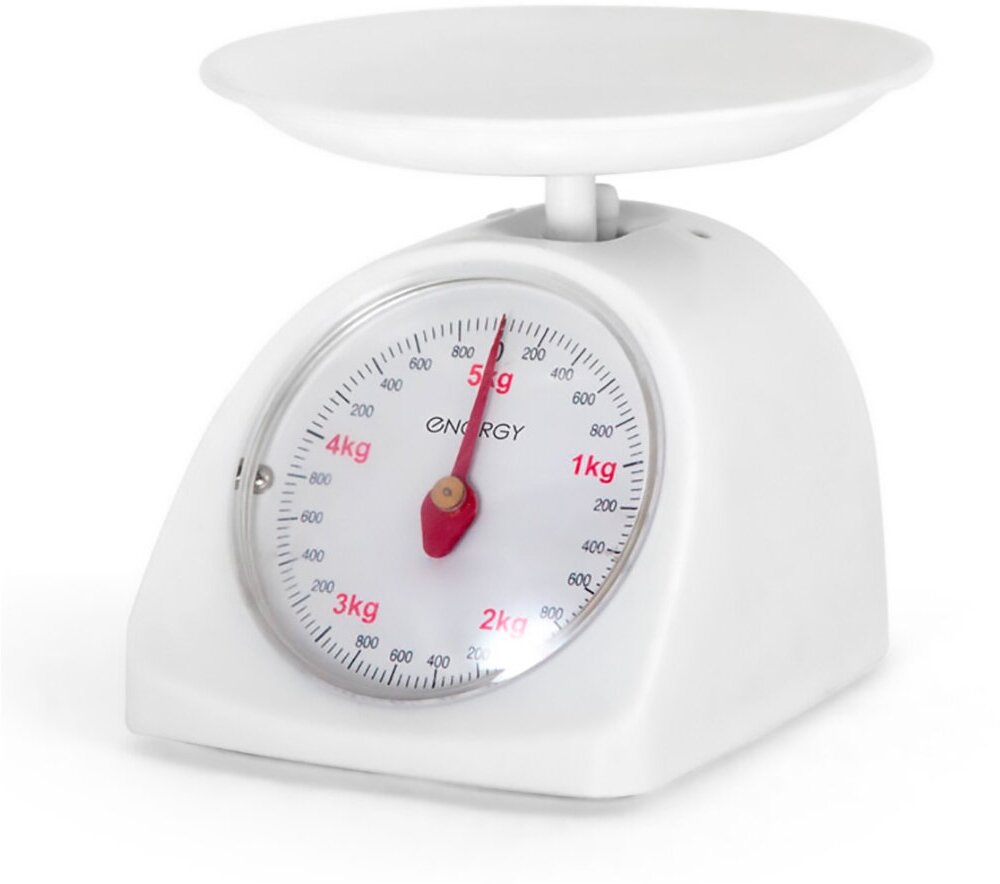 Весы кухонные механические Energy EN-405МК до 5 кг белые