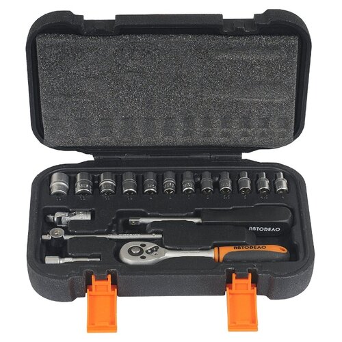 фото Набор головок 17 предмета 1/4" автоdело
