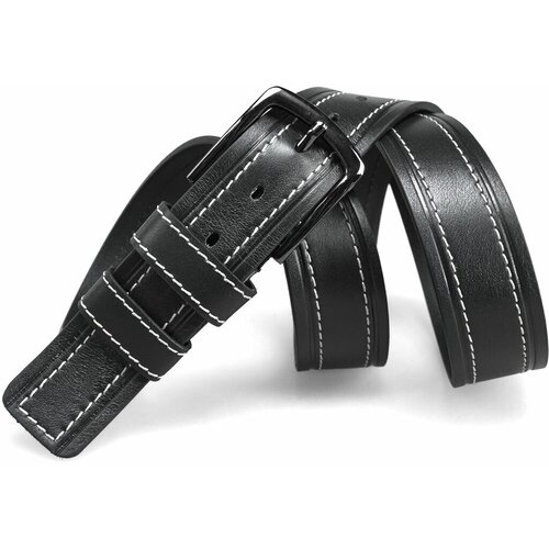 фото Ремень olio rosti, размер 120, черный