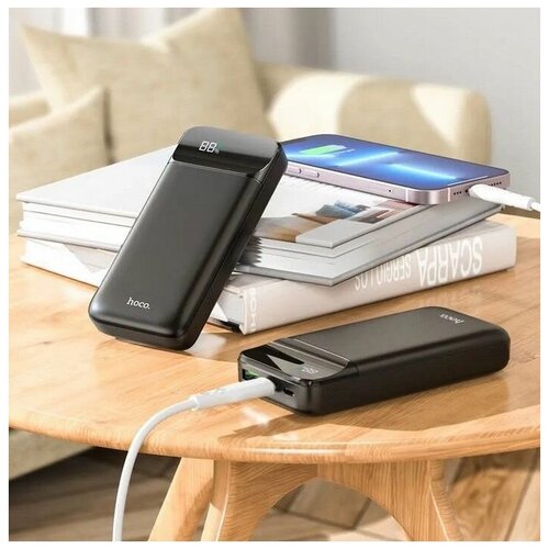 Внешний аккумулятор на 10000 мАh с быстрой зарядкой 20W QC30PD для телефона айфона и андроида xiaomi смартфона 184000₽