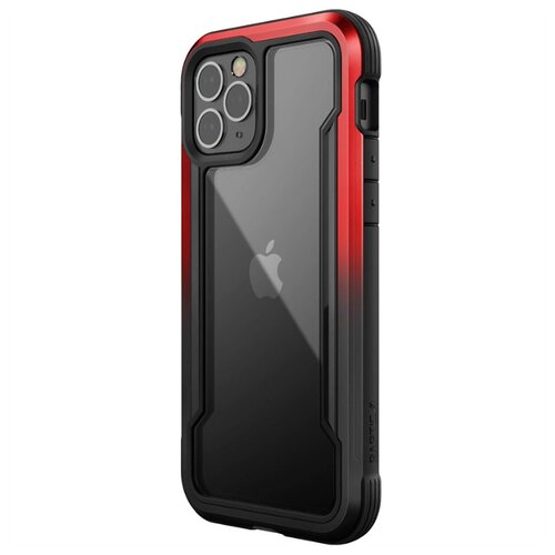 фото Чехол raptic shield для iphone 12/12 pro чёрный/красный градиент