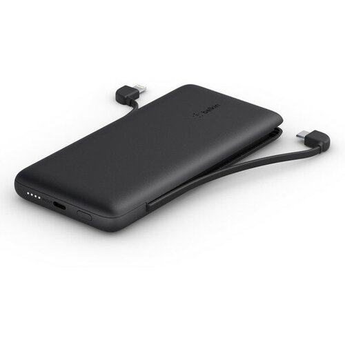 Внешний аккумулятор Belkin Boost Charge with Integrated Cables 10000 mAh (BPB006btBLC) Black