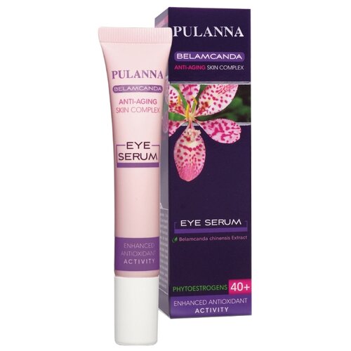 фото Сыворотка PULANNA Belamcanda eye serum с фитоэстрогенами для век 20 мл