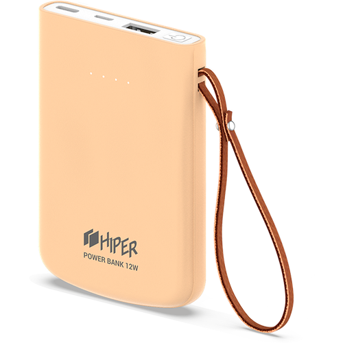 Портативный аккумулятор HIPER Travel5k 5000 mAh, peach