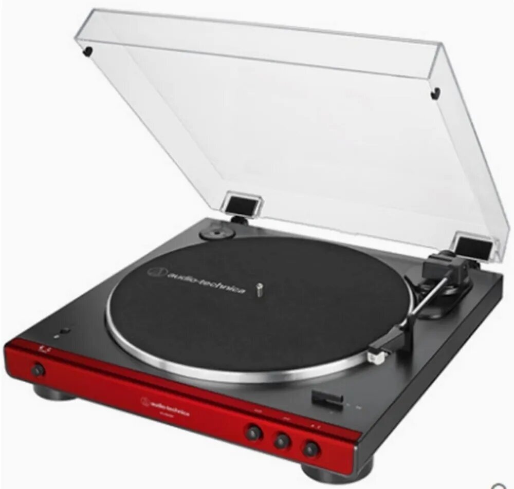 Виниловый проигрыватель Audio-Technica AT-LP60X red