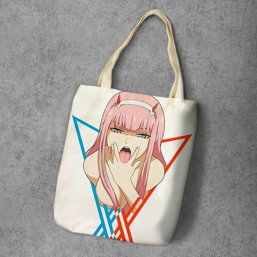 фото Сумка шоппер anime dakimakura, фактура рельефная, мультиколор