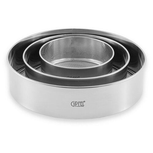 фото Набор сит для просеивания муки gipfel 5734 набор сит для просеивания муки 3шт