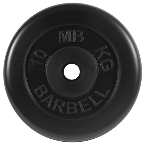 фото Диск mb barbell стандарт mb-pltb26 10 кг черный