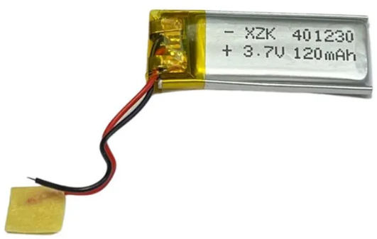 Аккумулятор 3.7V Li-Pol 120mAh размер 4*12*30мм