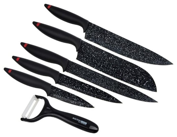 Набор Satoshi Kitchenware Bolton 5 ножей и овощечистка