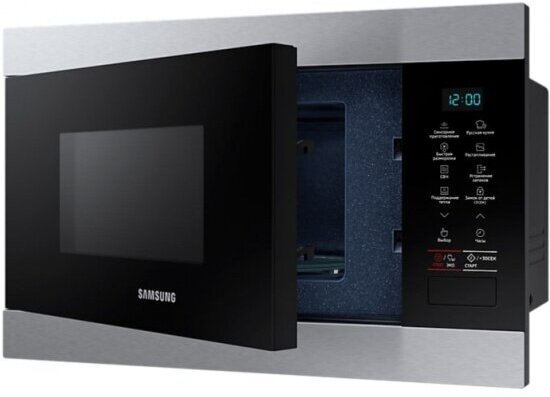 MS22M8074AT Встраиваемая микроволновая печь Samsung MS22M8074AT серебристый - фотография № 6