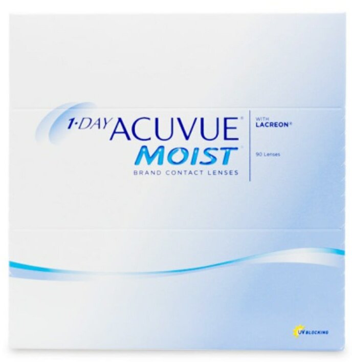 Контактные линзы 1-Day Acuvue Moist 90 линз R 8,5 -2,75