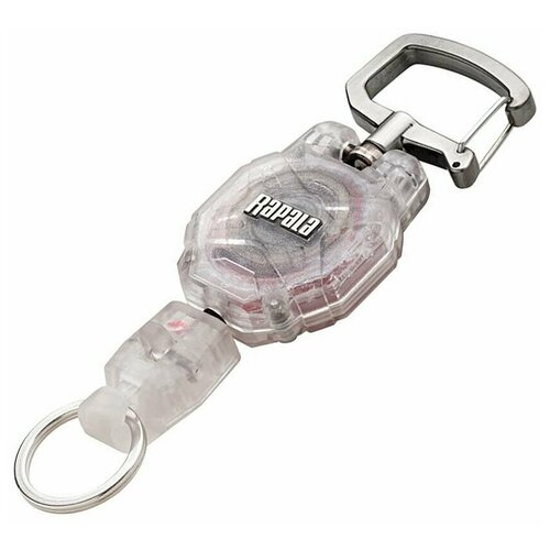 Ретривер рыболовный Rapala RCD Small Retractable Lanyard RCDRL3CL Clear