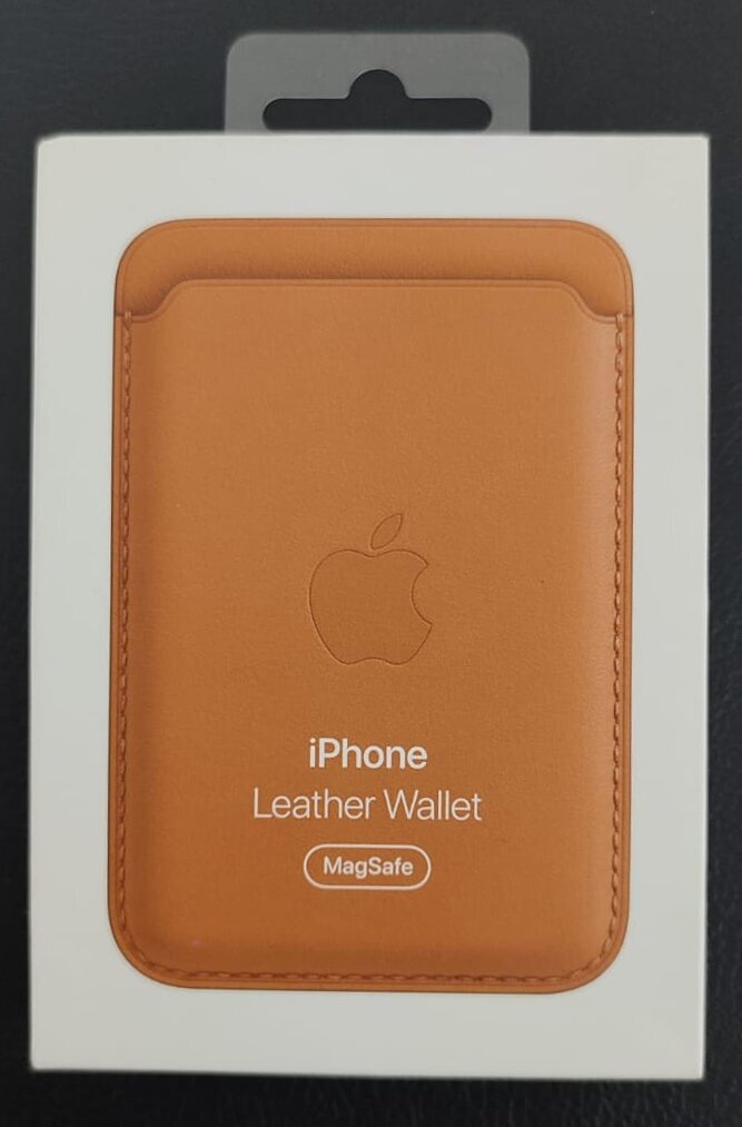 Кардхолдер Apple iPhone Leather Wallet MagSafe Golden Brown (Orange) —  купить в интернет-магазине по низкой цене на Яндекс Маркете