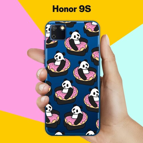 Силиконовый чехол на Honor 9S Панды / для Хонор 9 эс силиконовый чехол панды на honor 9s
