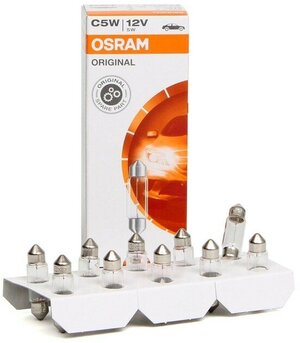 Лампа автомобильная накаливания OSRAM Original Line 6418 C5W 12V 5W SV8.5 3200K 1шт.