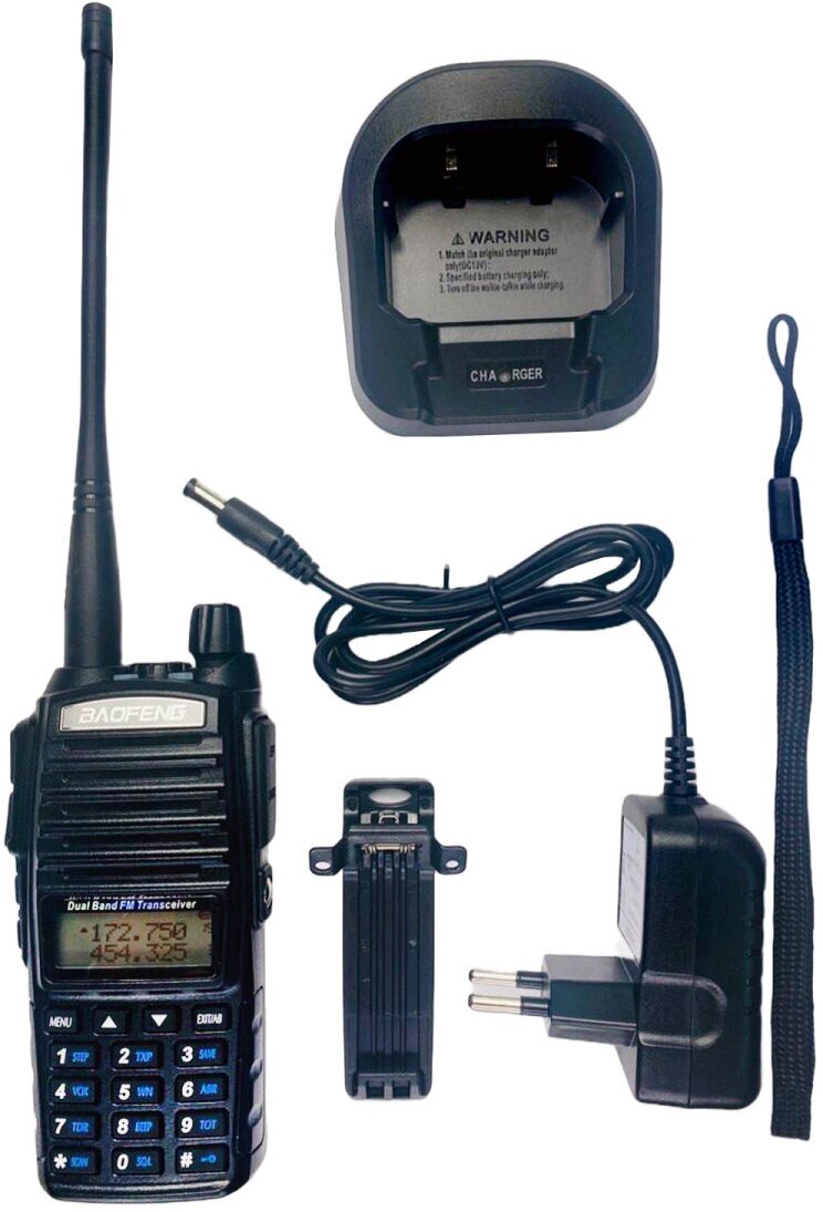 Армейская портативная двухдиапазонная радиостанция Baofeng UV-82