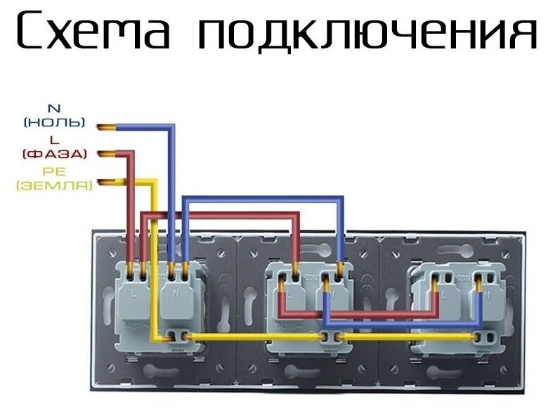 Розетка для кабель-канала 45х45 с/з со шторками цвет белый - фотография № 5