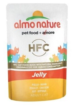 ALMO NATURE Classic Nature Jelly Cat Chicken Пауч для кошек Курица в желе 55 г