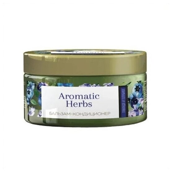 Romax бальзам-кондиционер Aromatic Herbs Лаванда и Голубика для поврежденных волос, 300 мл
